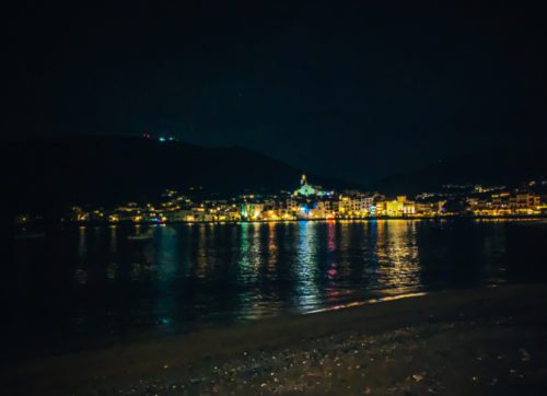 Reflection of Cadaqués beaches