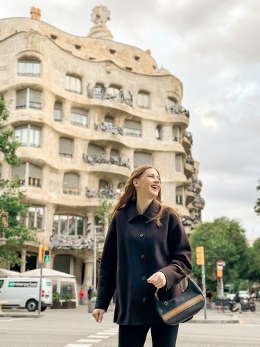 Casa Milá la pedrera barcelona bucket list barcelona at night Passeig de gracia 3 days in barcelona self guided walking tour