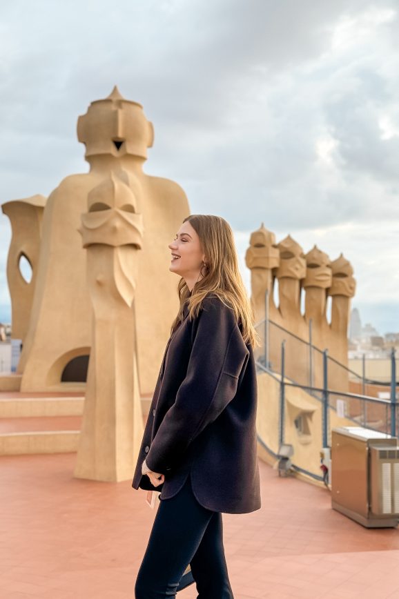 Casa Milá la pedrera barcelona bucket list rooftop 3 days in barcelona gaudi buildings map