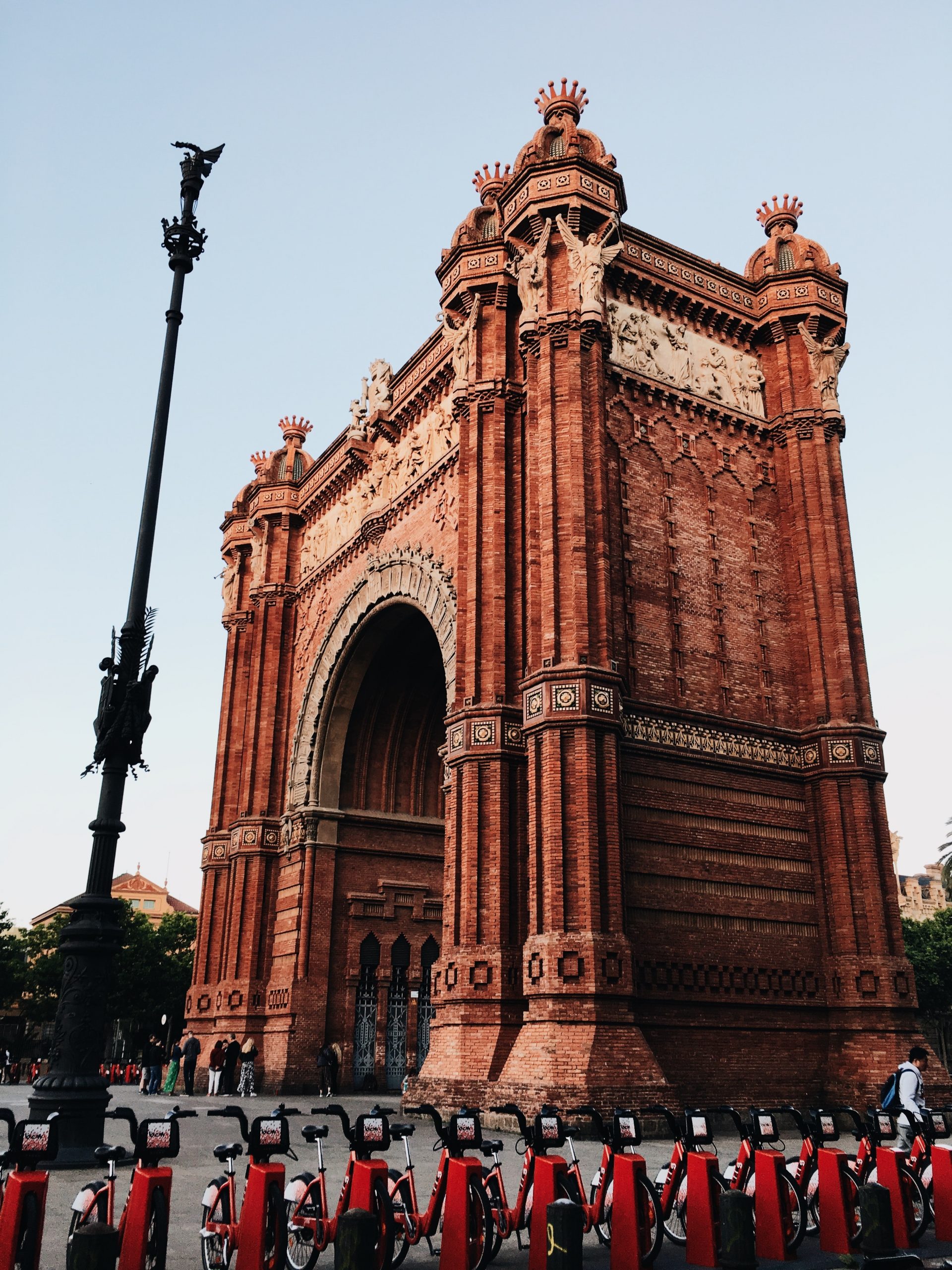 Barcelona Instagram spots arc de triompf self guided walking tour of barcelona