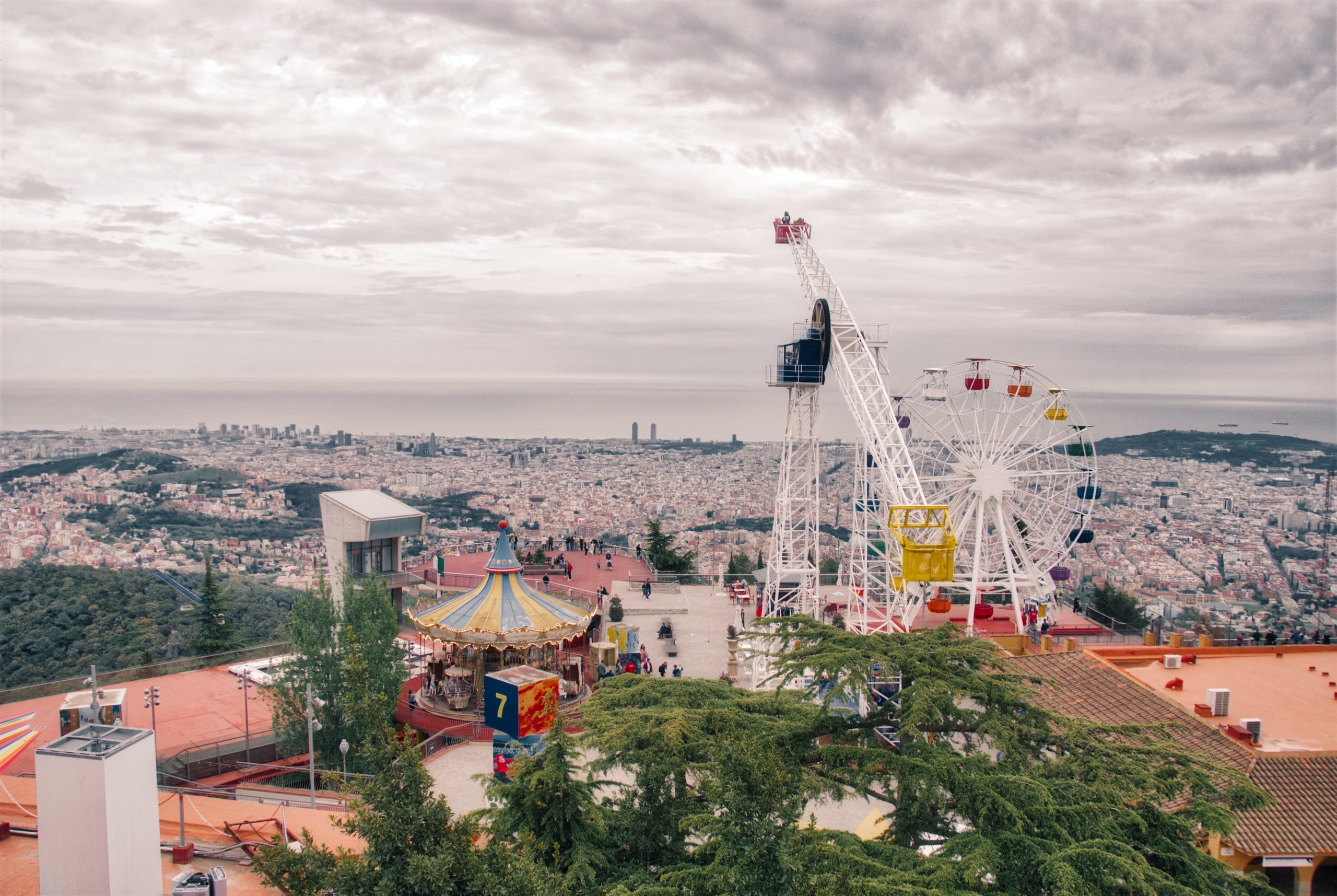 Barcelona Instagram spots tibidabo self-guided walking tour of barcelona