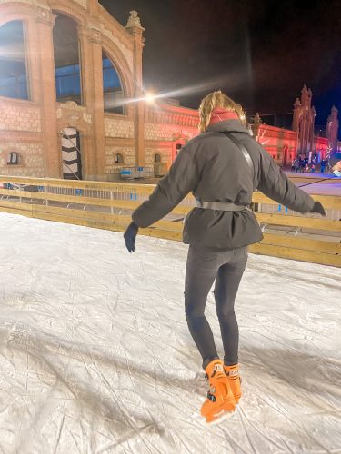 ice skating madrid in december