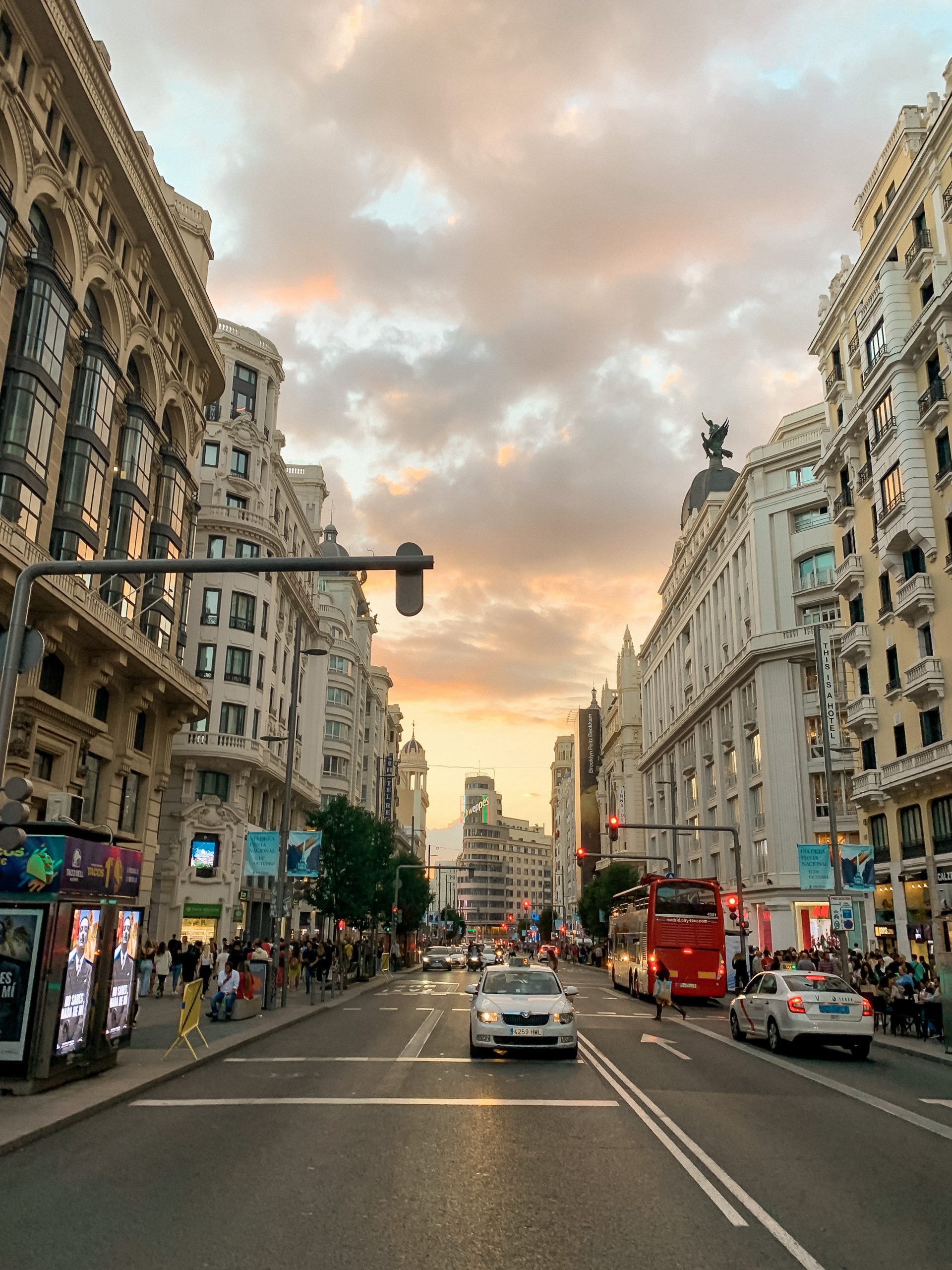 things to do in Madrid at night shopping gran via