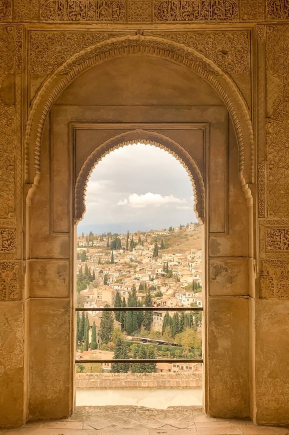 Granada in winter Alhambra view photo Granada in 2 days Does it snow in Spain