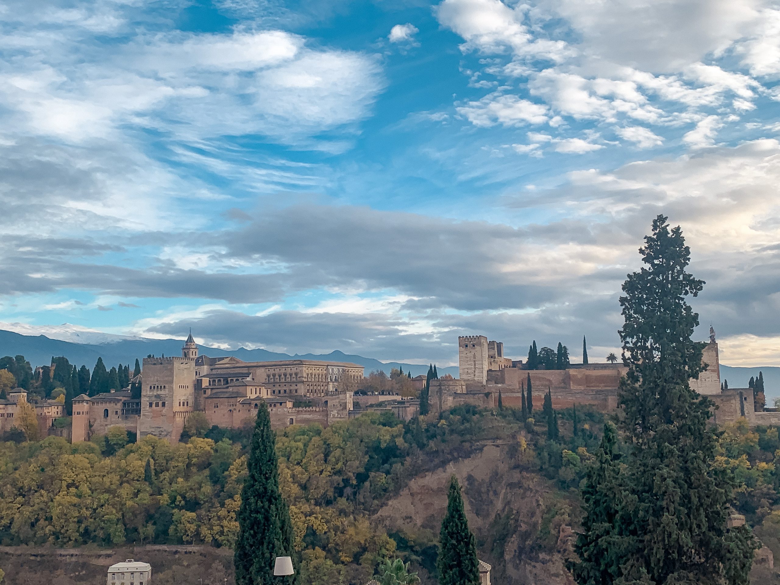 winter in granada viewpoint san Nicolas self guided walking tour of Granada