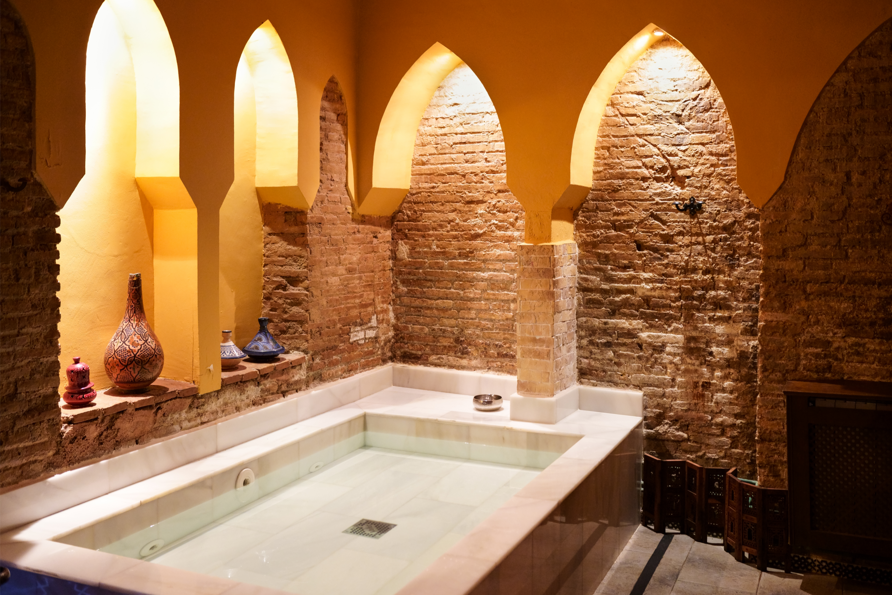 granada in winter arab baths