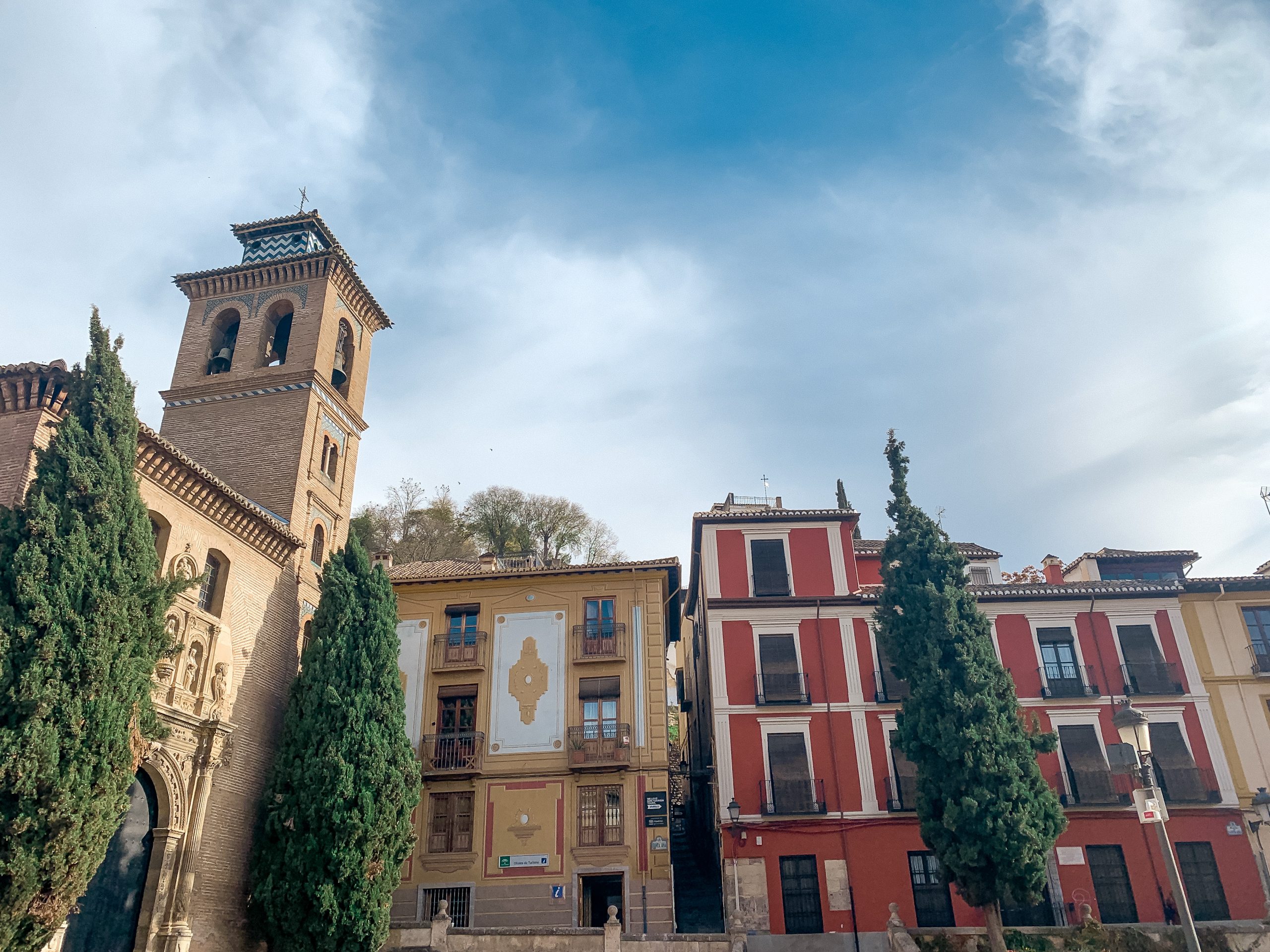 self guided walking tour Granada Plaza Santa Ana