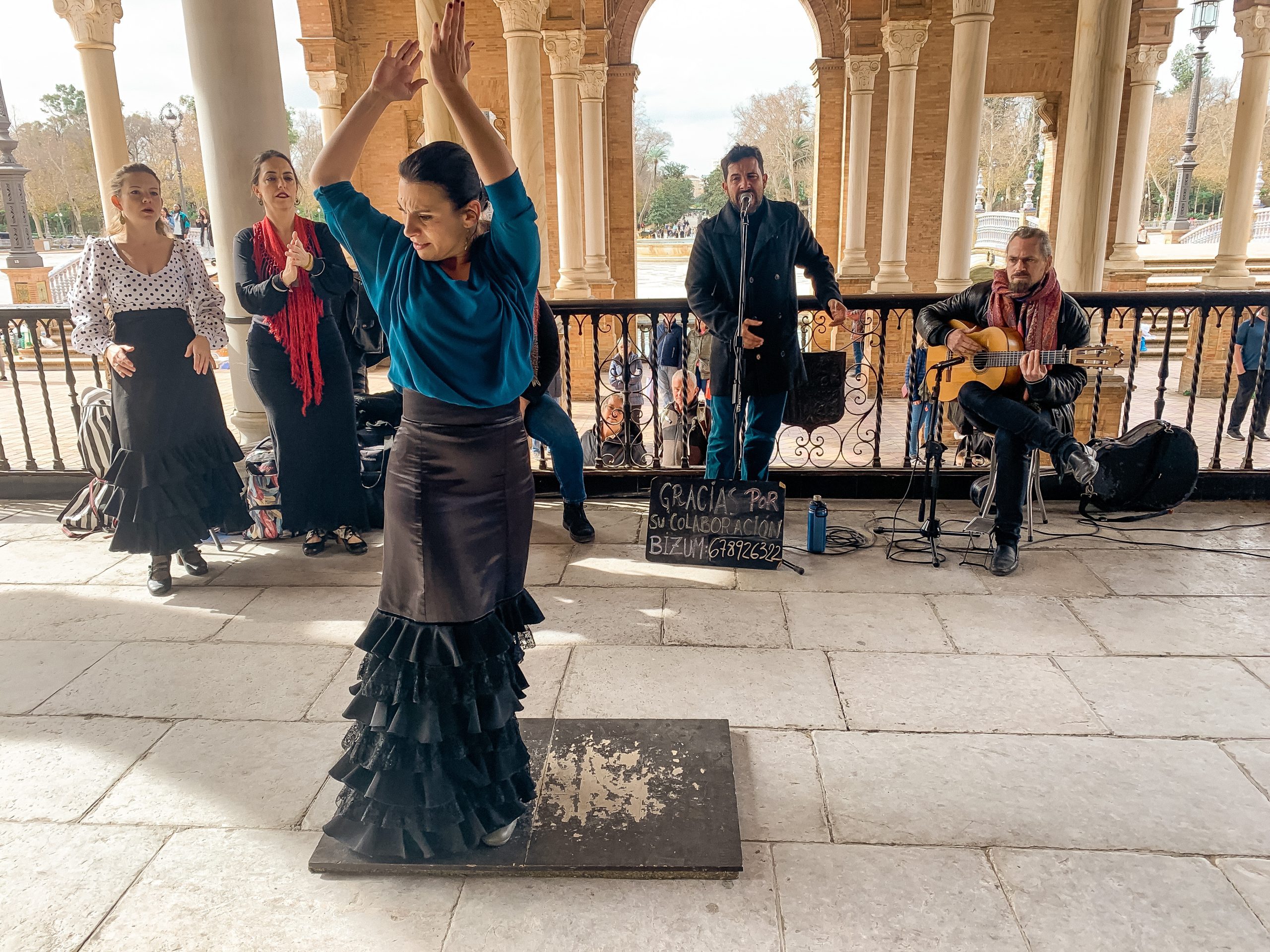 Citytrip Sevilla Flamenco Plaza España Spain Instagram Captions