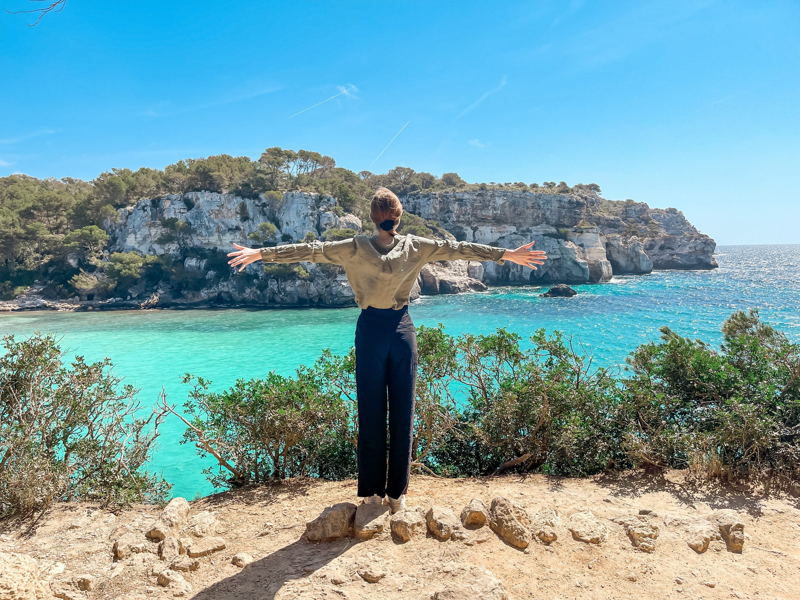 weather menorca in may beach photo