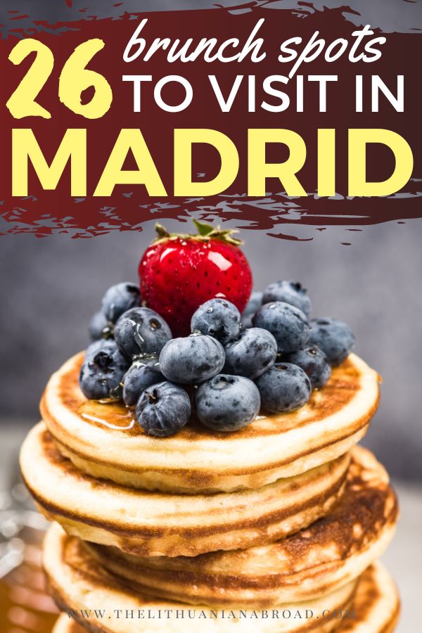 best brunch in Madrid title photo