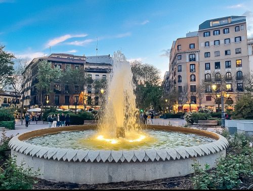 Instagram photo spots in Madrid Plaza Olavide