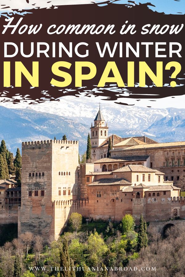 Does it snow in Spain cover photo