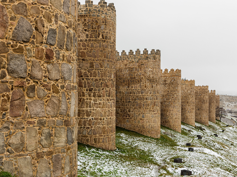 Does it snow in Spain Avila snowfall