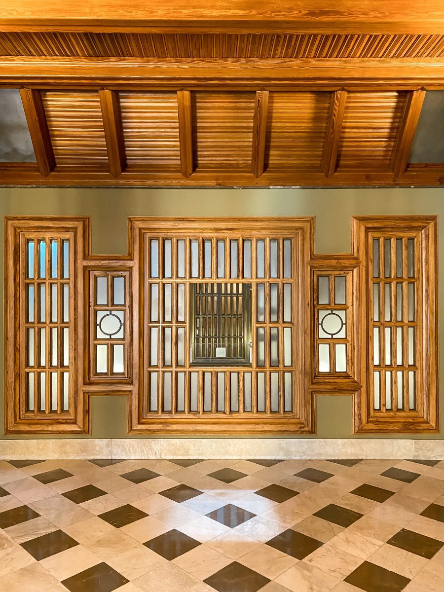 barcelona in winter palau guell main room architecture Barcelona gaudi building map