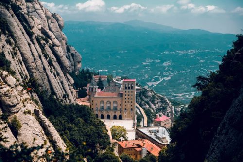 barcelona in winter montserrat