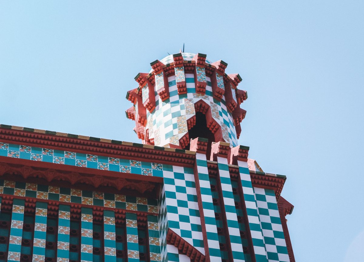 Casa Vicens barcelona in winter