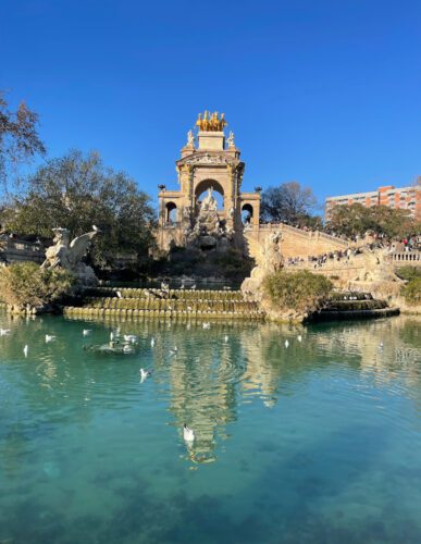 3 days in barcelona parc de la ciutadella